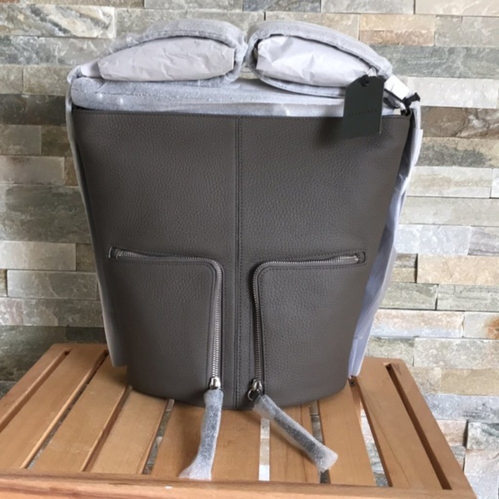 Allsaints Small Fetch Leather Backpack - Picture 3 of 5